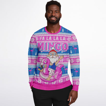Feliz Flamingo Christmas Sweater