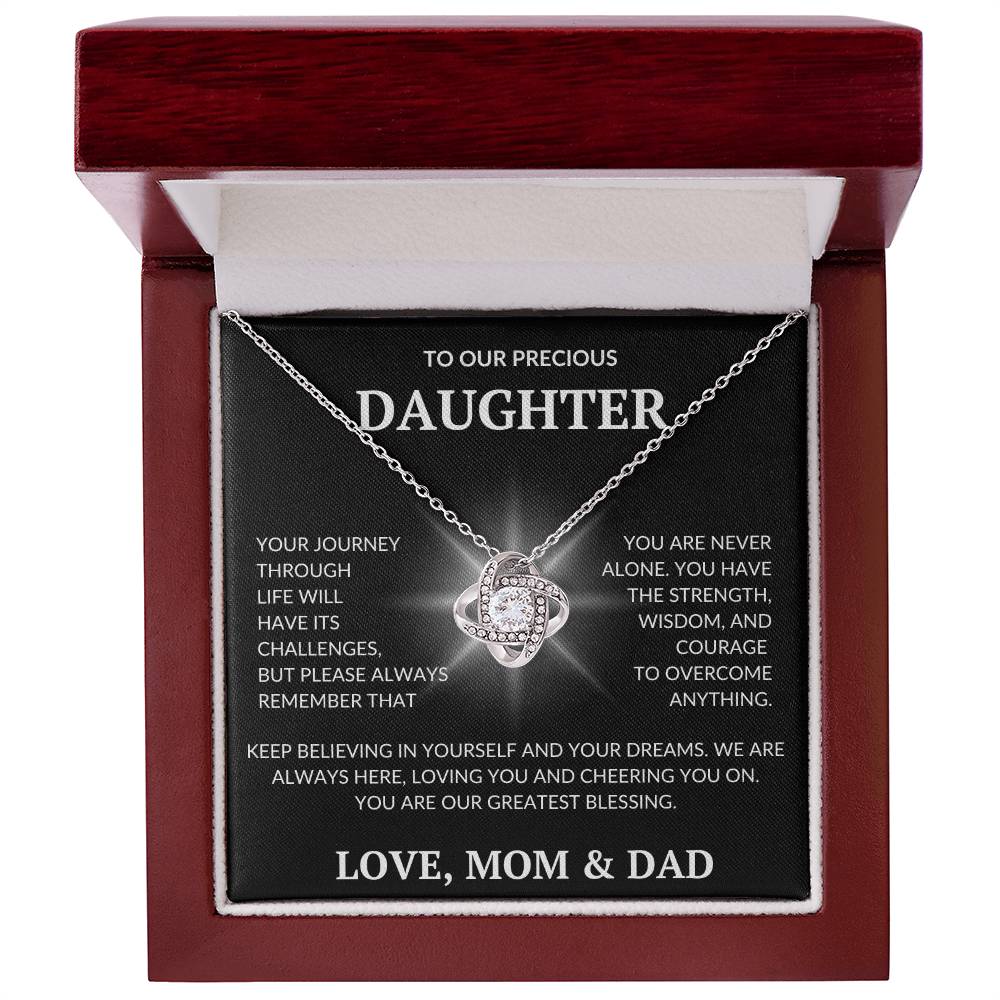 Daughter's Love Knot Necklace