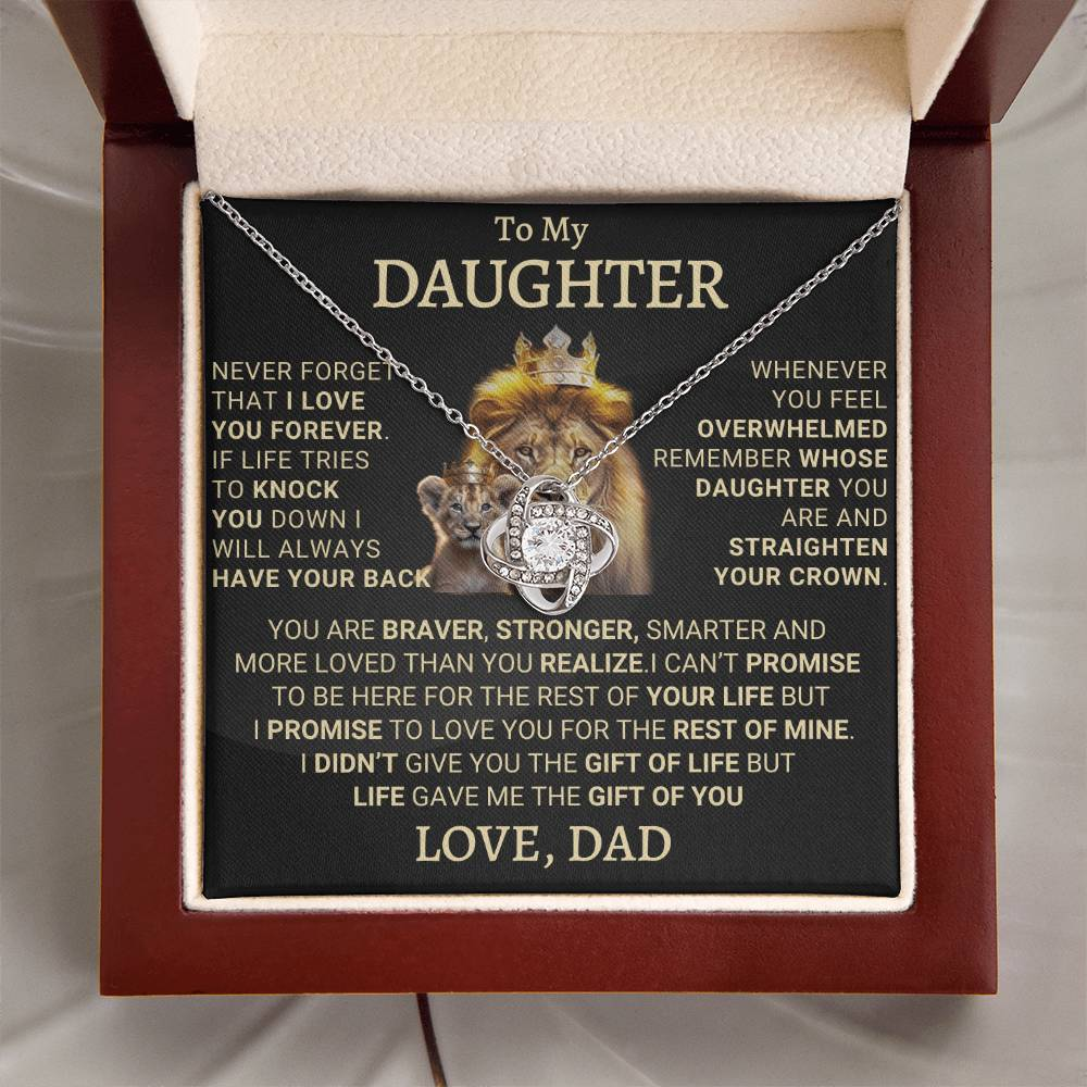 Daughter's Forever Necklace Gift