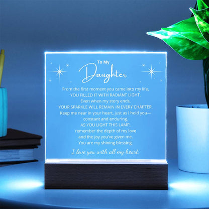 Radiant Love LED Plaque for Daughter