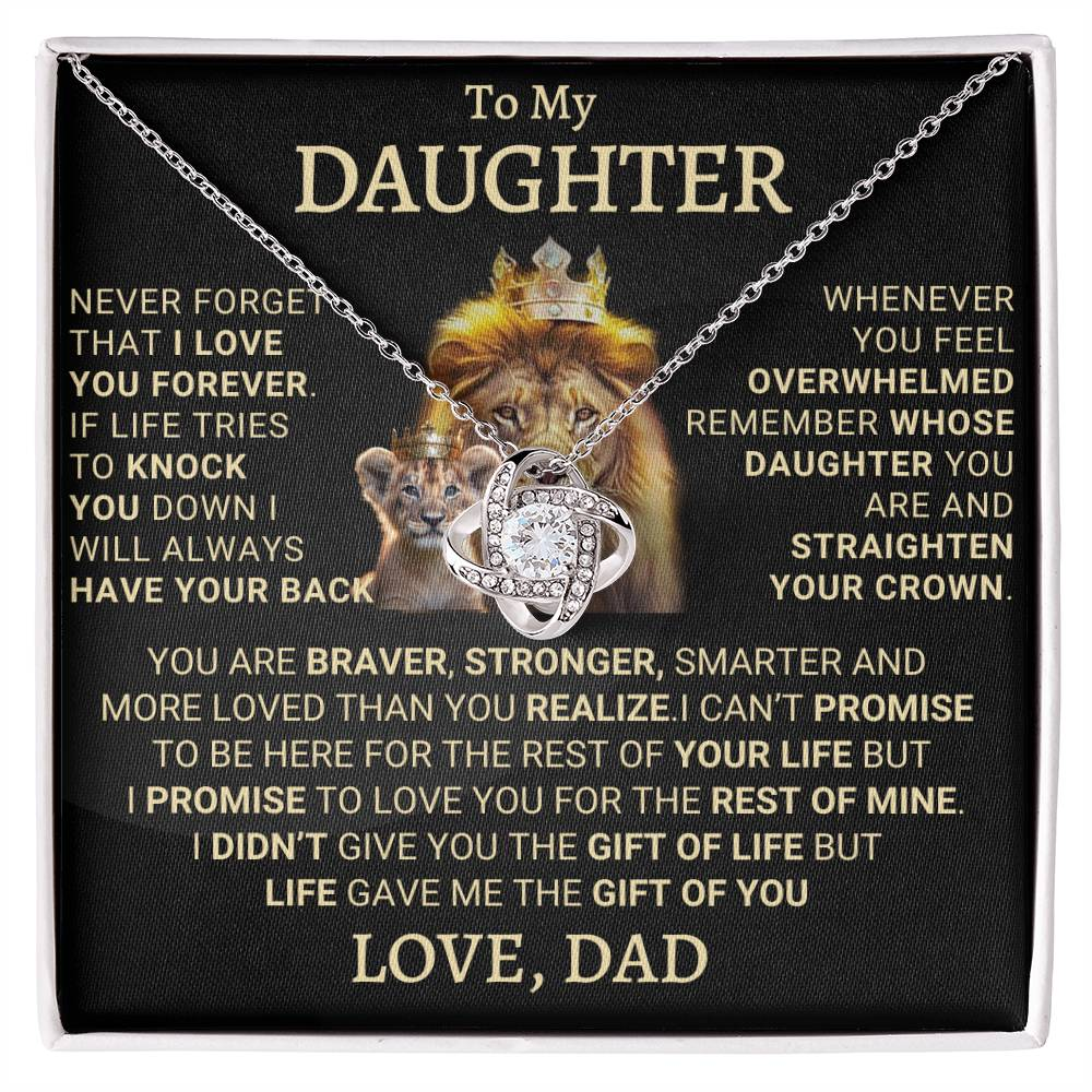 Daughter's Forever Necklace Gift