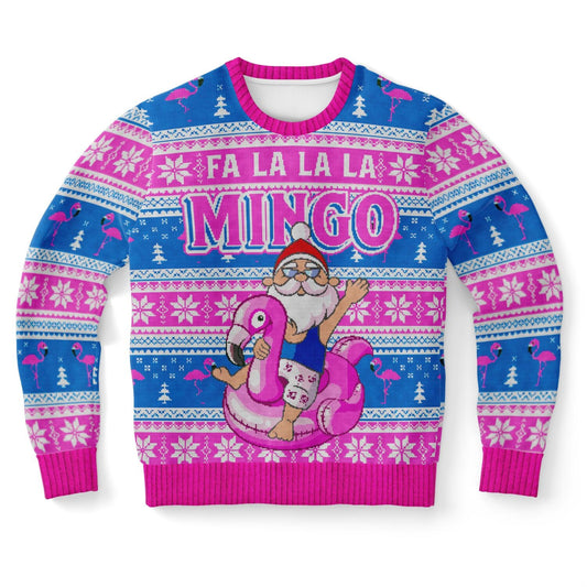 Feliz Flamingo Christmas Sweater
