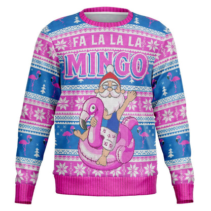 Feliz Flamingo Christmas Sweater