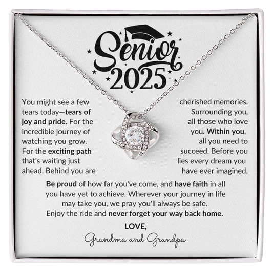 Personalized Gift for Graduation "The Incredible Journey" Necklace - Bill and Dot's Finds