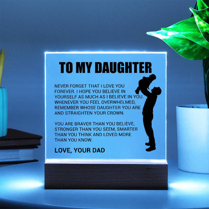 Radiant Dad - Daughter Plaque Gift - Bill and Dot's Finds