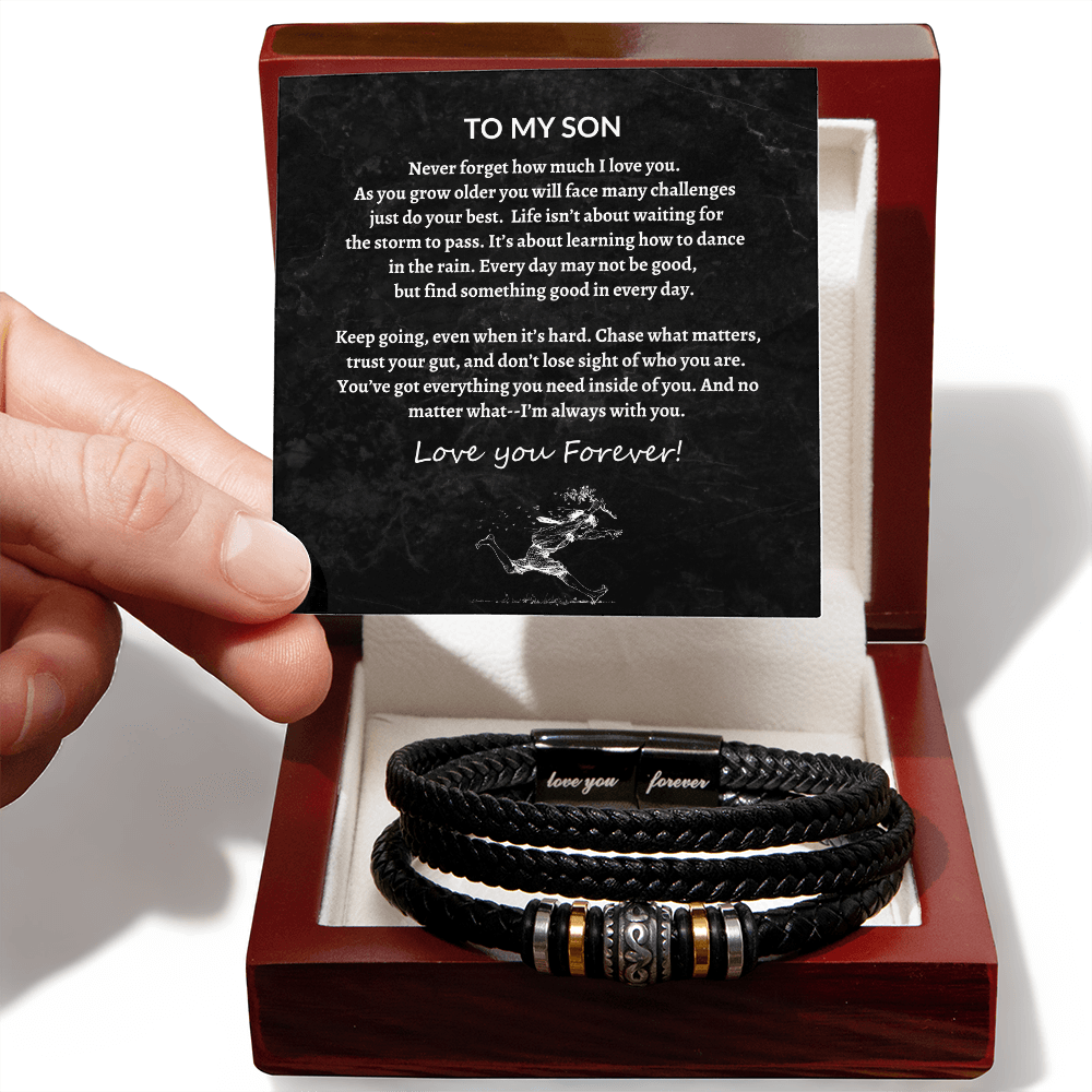 To My Son - Love You Forever Bracelet - Bill and Dot's Finds