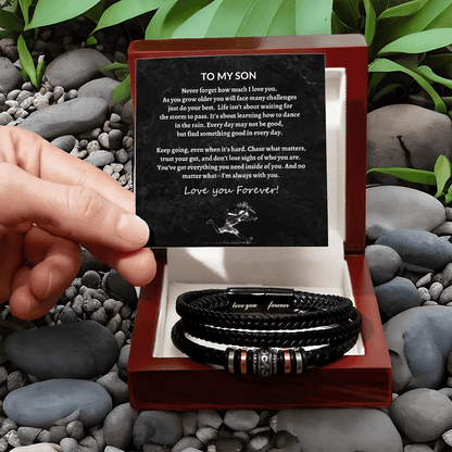 To My Son - Love You Forever Bracelet - Bill and Dot's Finds
