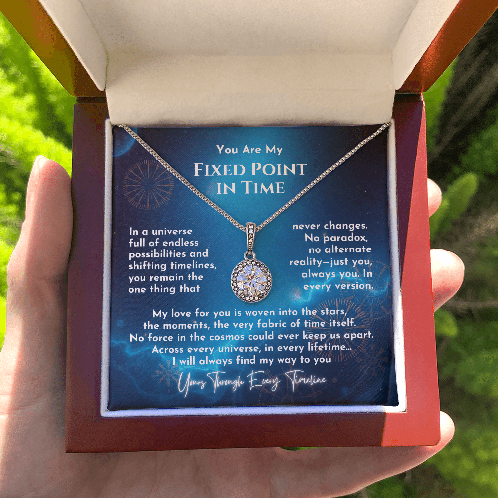 You Are My Fixed Point in Time – Eternal Hope Necklace - Bill and Dot's Finds