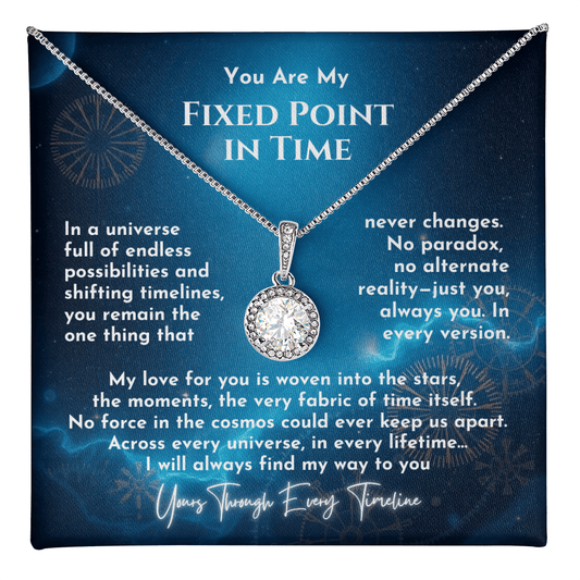 You Are My Fixed Point in Time – Eternal Hope Necklace - Bill and Dot's Finds